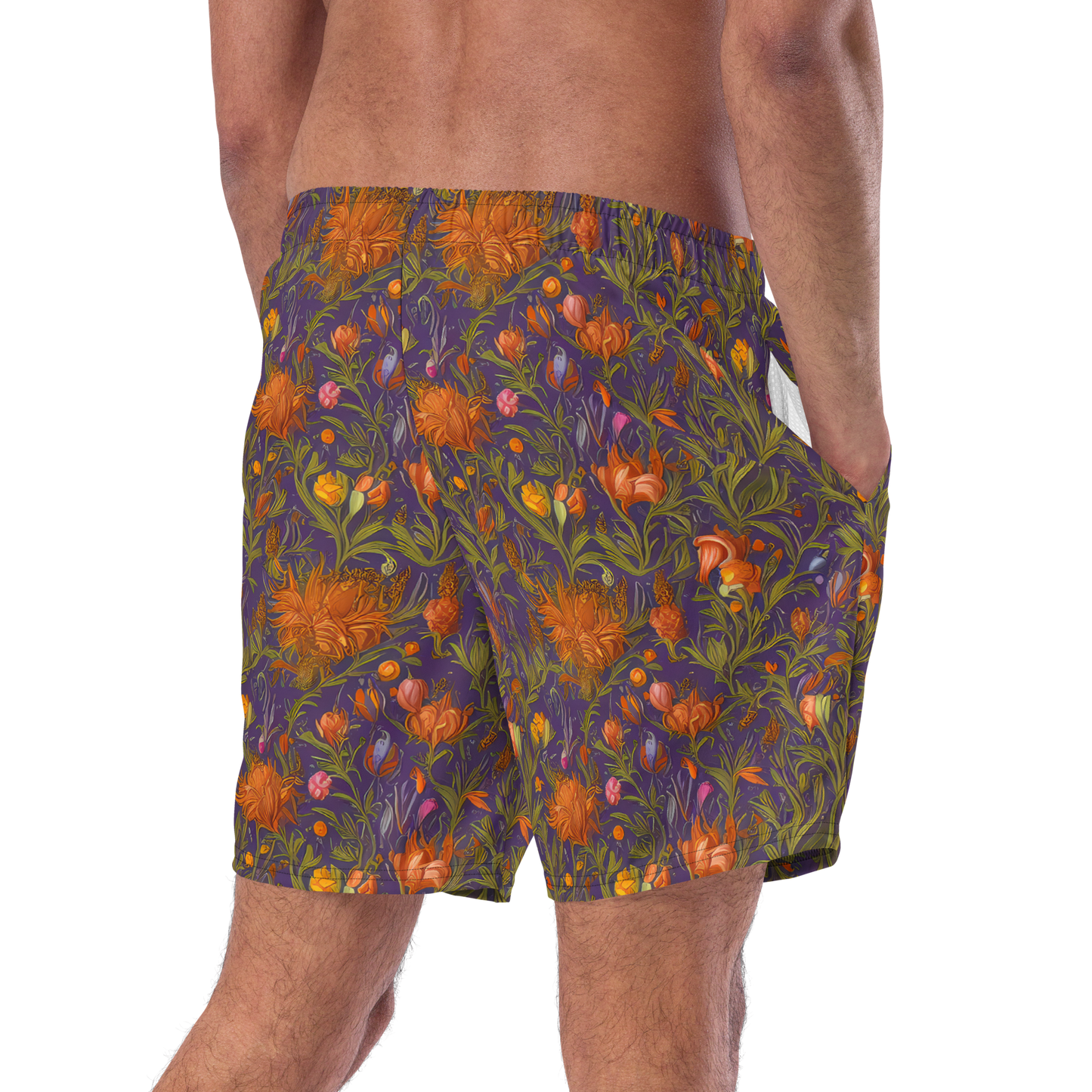 Swim Trunks - Botanical Nebula