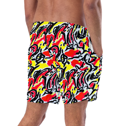 Swim Trunks - Cosmic Brushstrokes