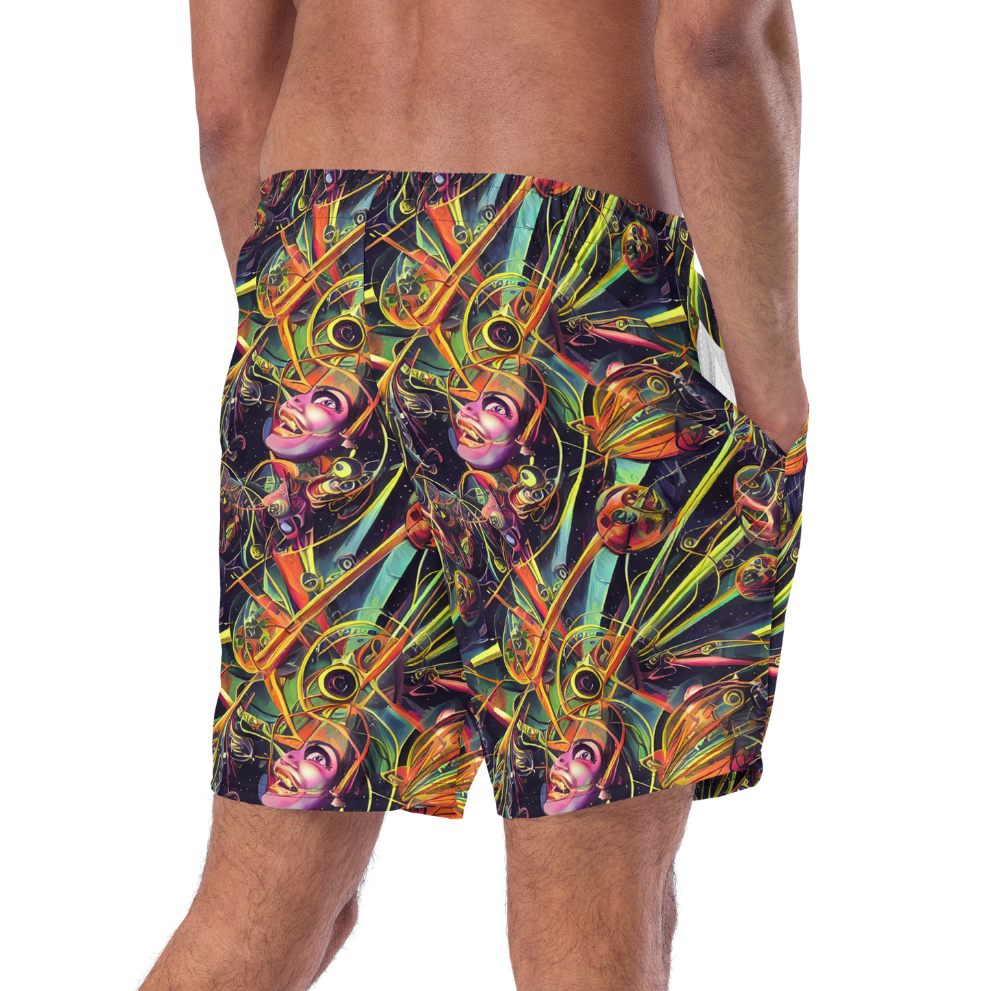 Swim Trunks - Psychedelic Deep Space