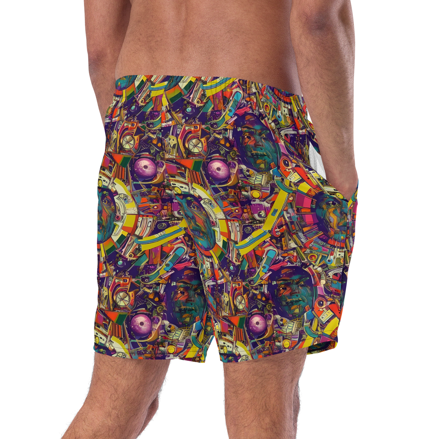 Swim Trunks - Cosmic Collage