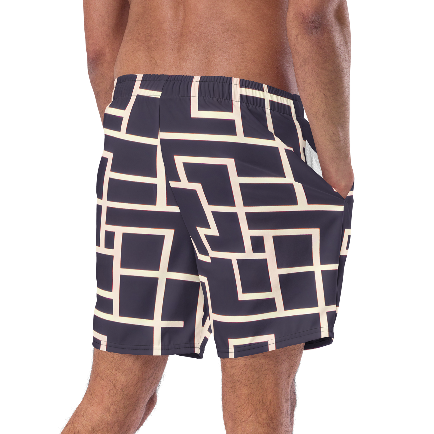 Swim Trunks - Gilded Gridlock