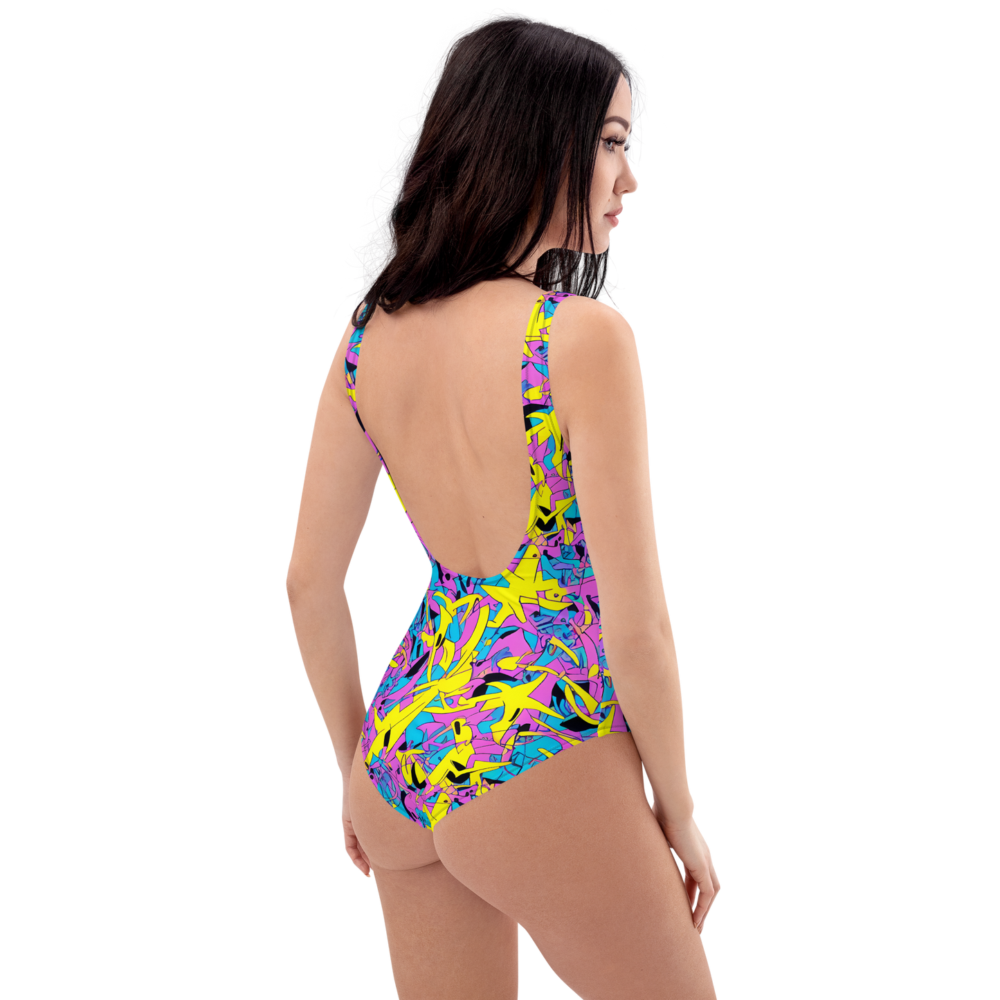 One-Piece Swimsuit - Neon Jive