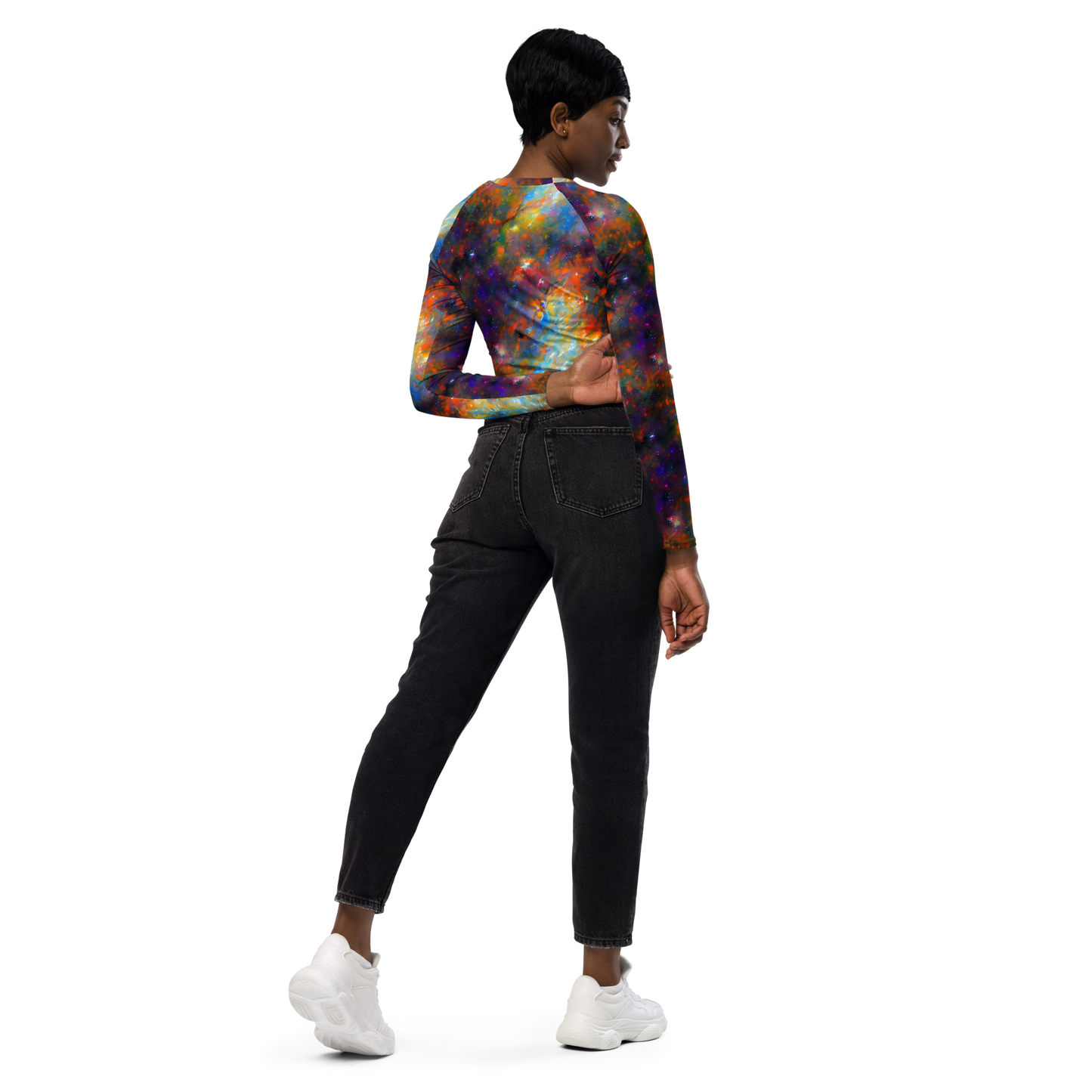 Long Sleeve Crop Top - Ephemeral Fantasy