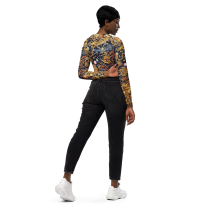 Long Sleeve Crop Top - Quantum Symmetry