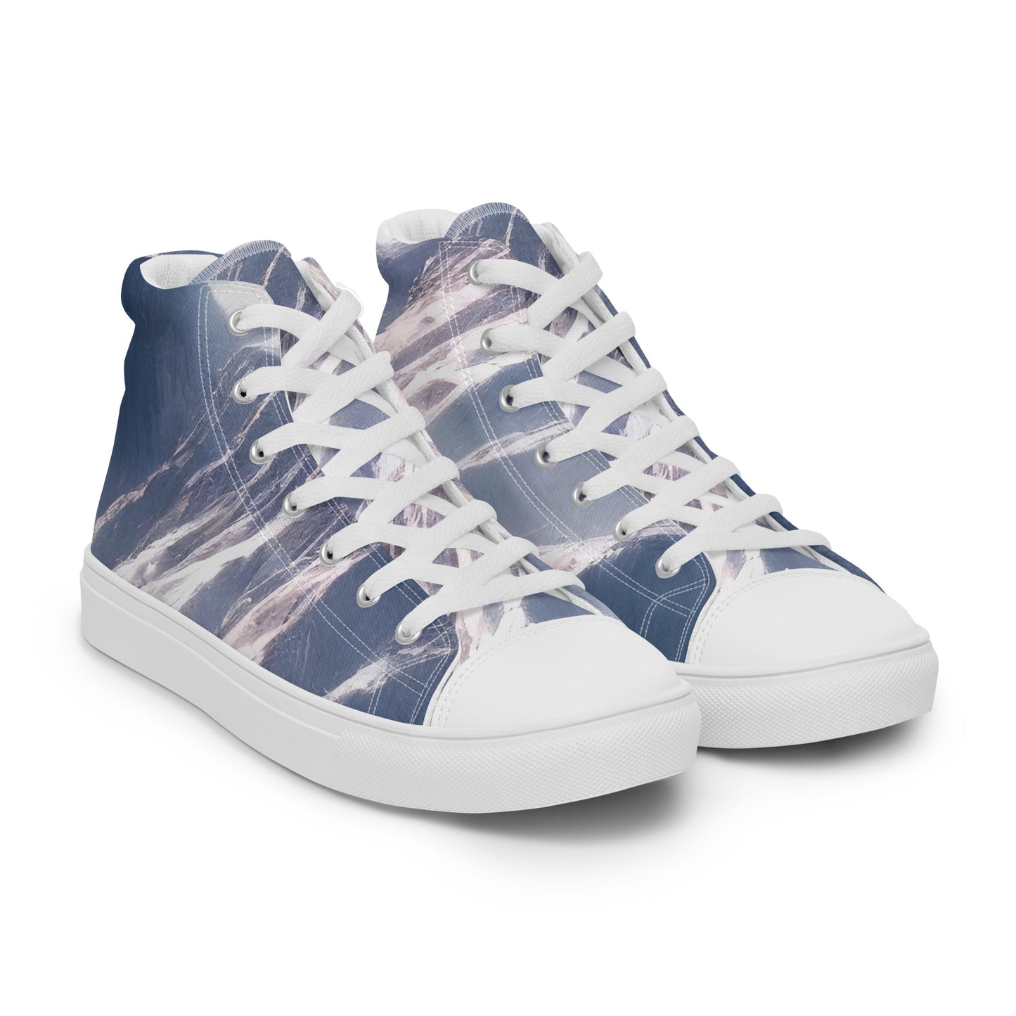 Women's High Top Canvas Shoes - Frosted Zenith