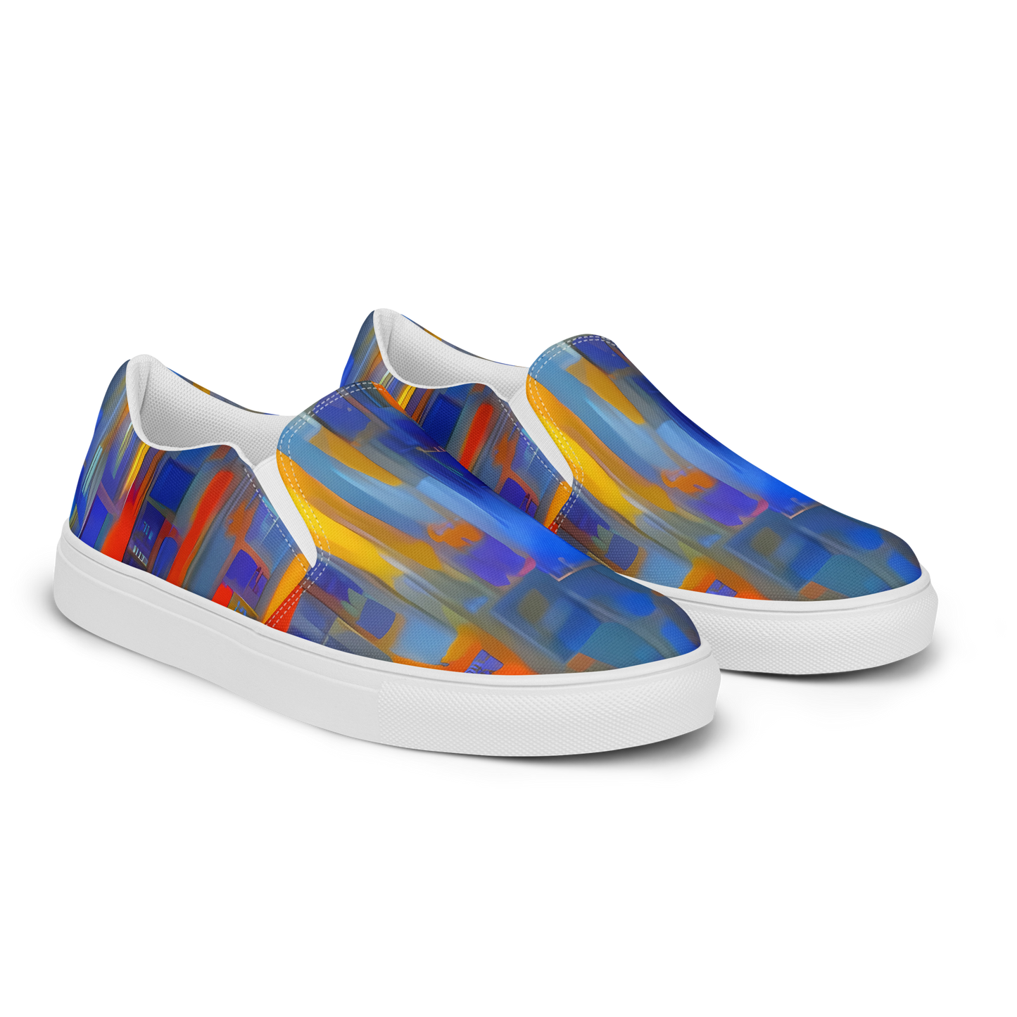 Men's Slip-On Canvas Shoes - Neoplastique Flow