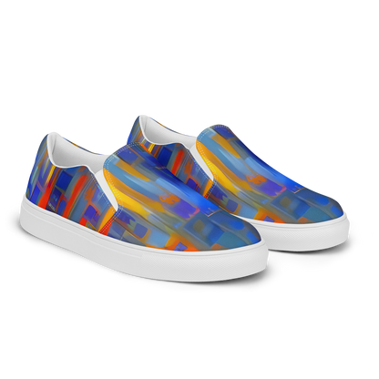 Men's Slip-On Canvas Shoes - Neoplastique Flow