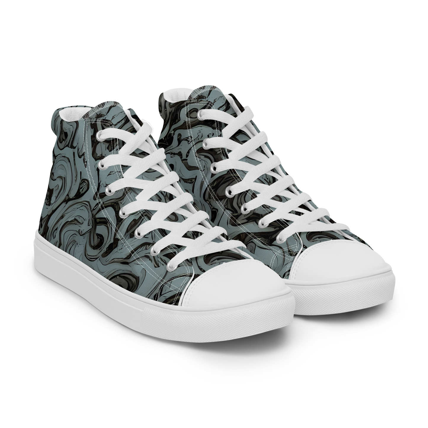 Women's High Top Canvas Shoes - Caruso Swirl