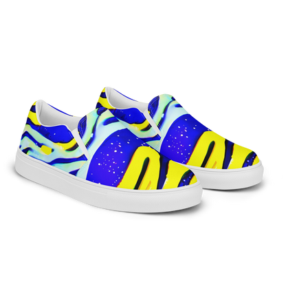 Women's Slip-On Canvas Shoes - Electric Horizon