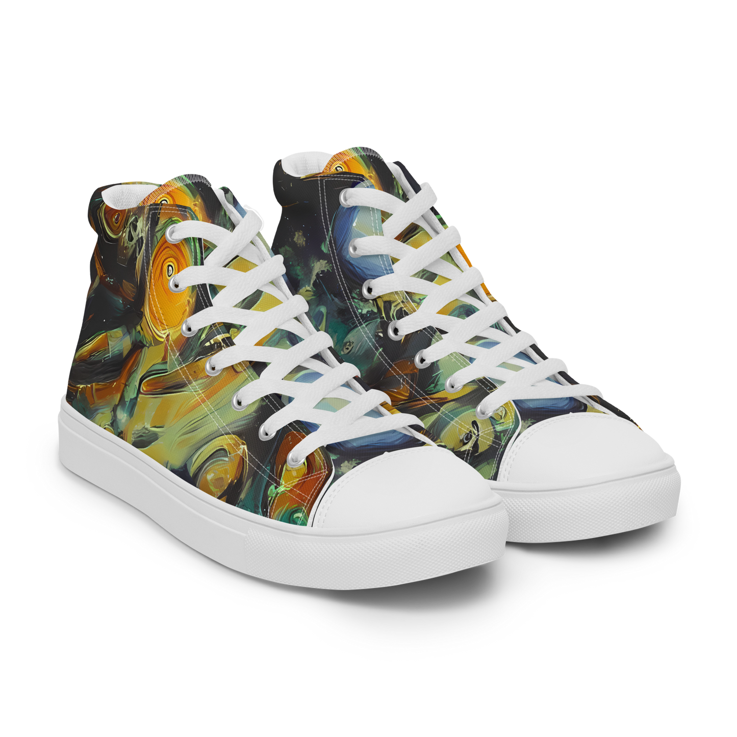 Men's High Top Canvas Shoes - Menzel's Maelstrom