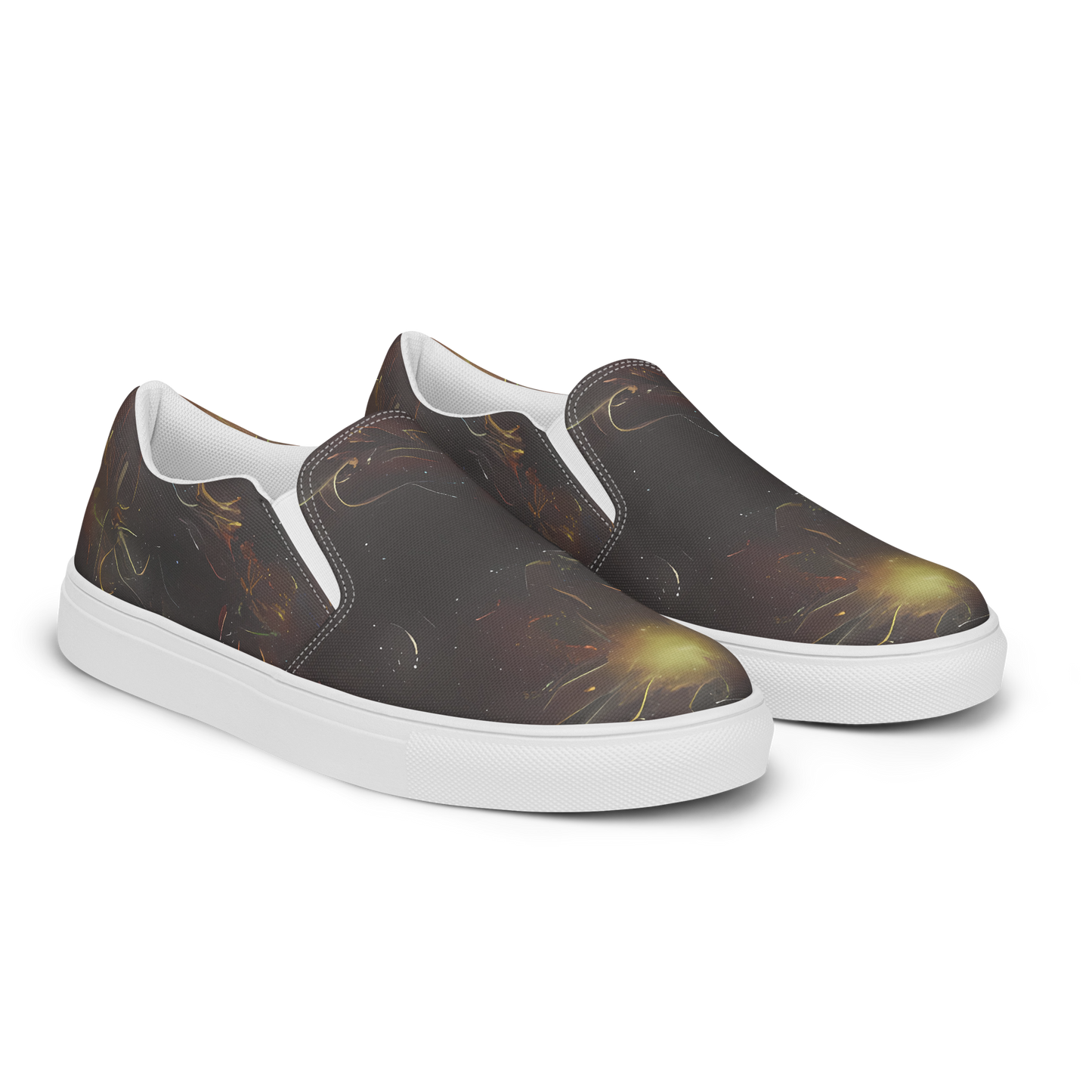 Women's Slip-On Canvas Shoes - Quantum Illusions