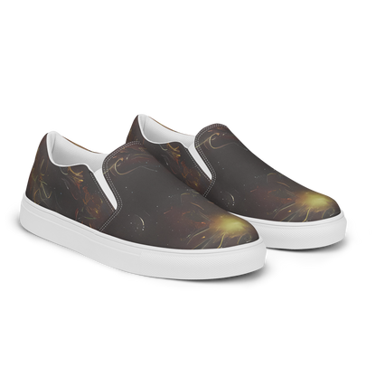 Women's Slip-On Canvas Shoes - Quantum Illusions