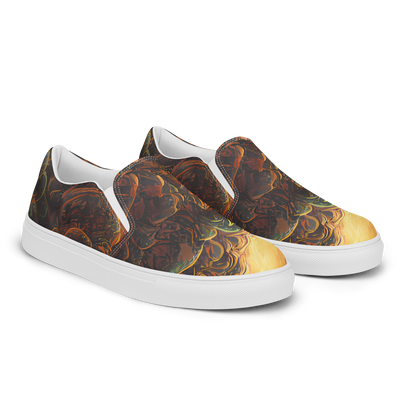 Men's Slip-On Canvas Shoes - Volcanic Cascade