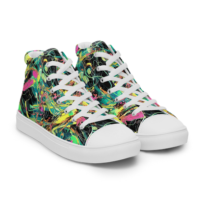 Women's High Top Canvas Shoes - Cyborg Whirl