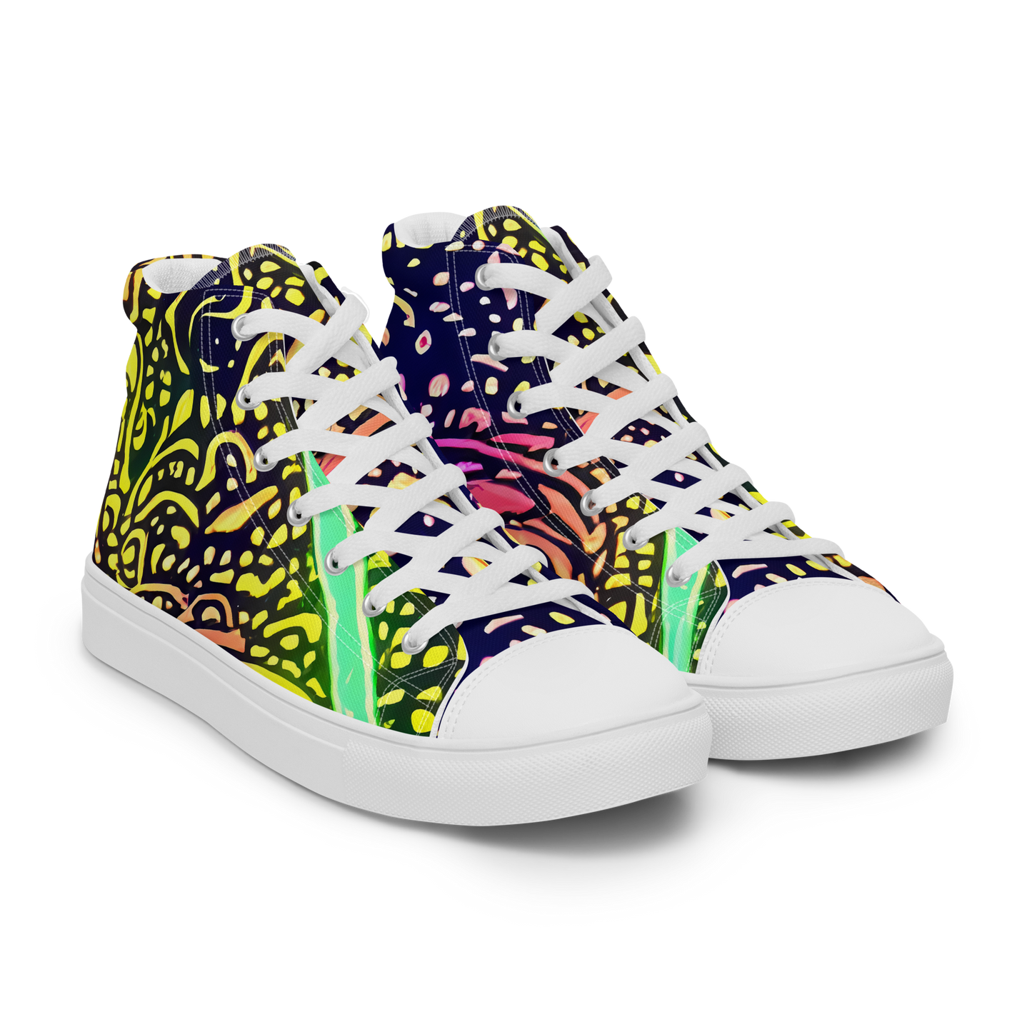 Women's High Top Canvas Shoes - Isenbrant Illumination