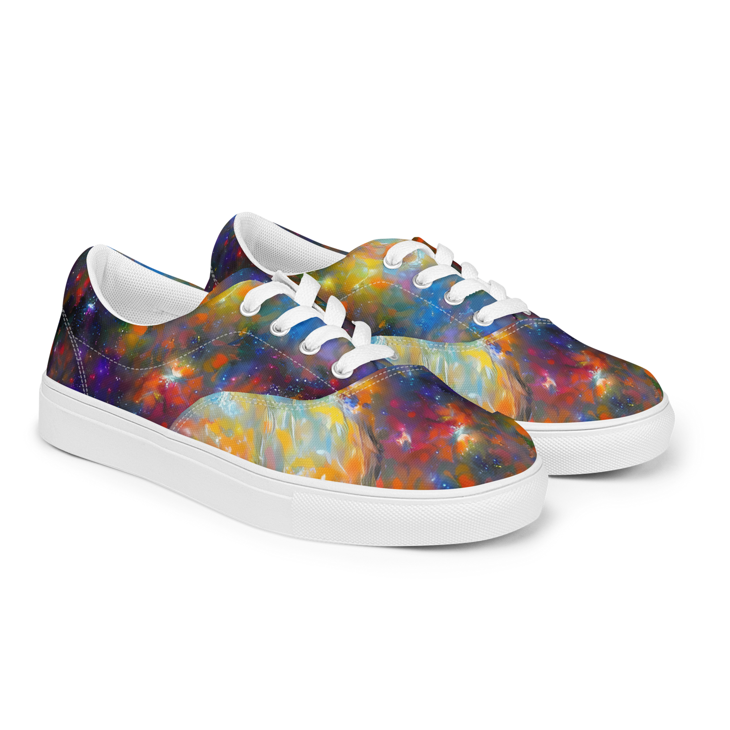 Men's Lace-Up Canvas Shoes - Ephemeral Fantasy