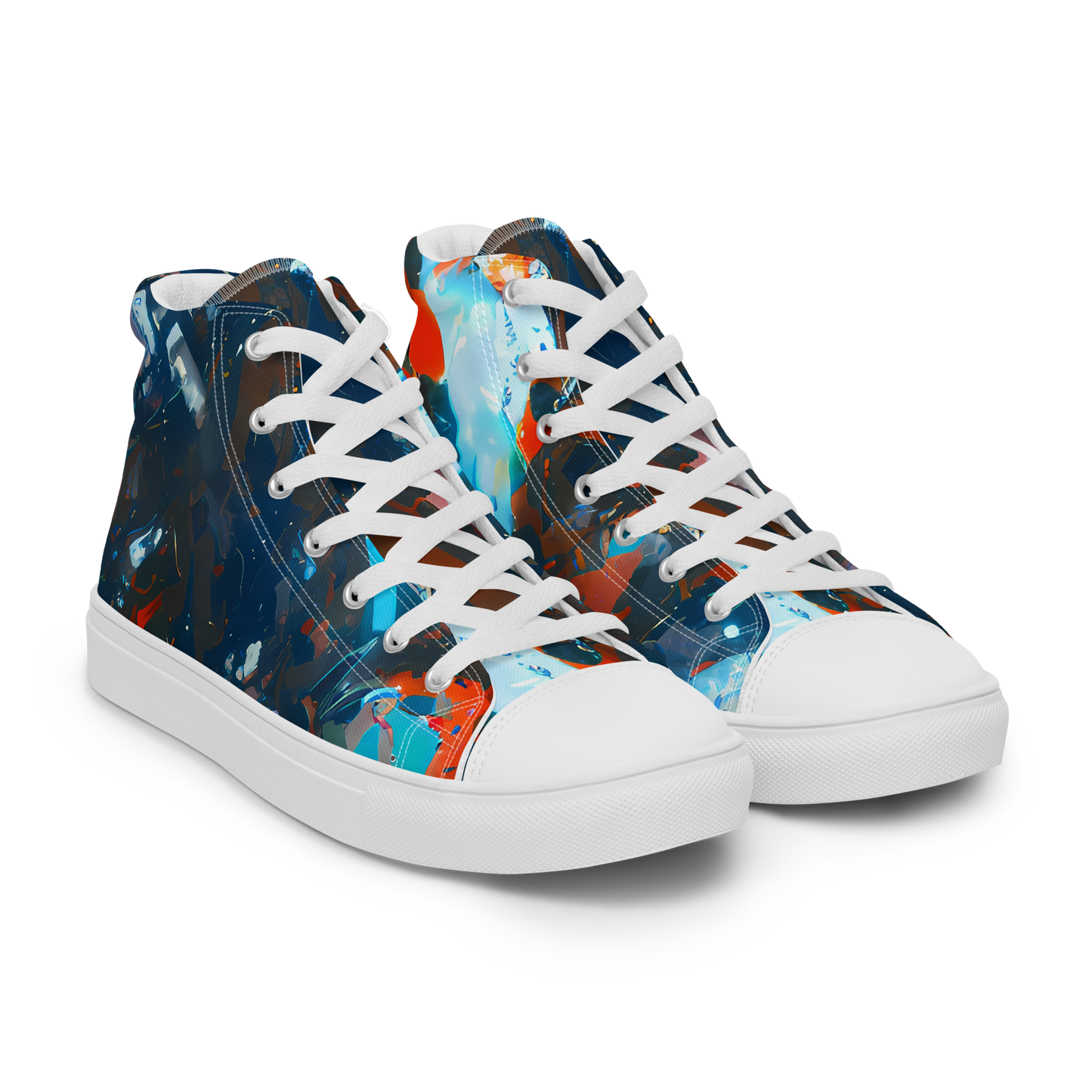 Women's High Top Canvas Shoes - Ghenie's Whirl