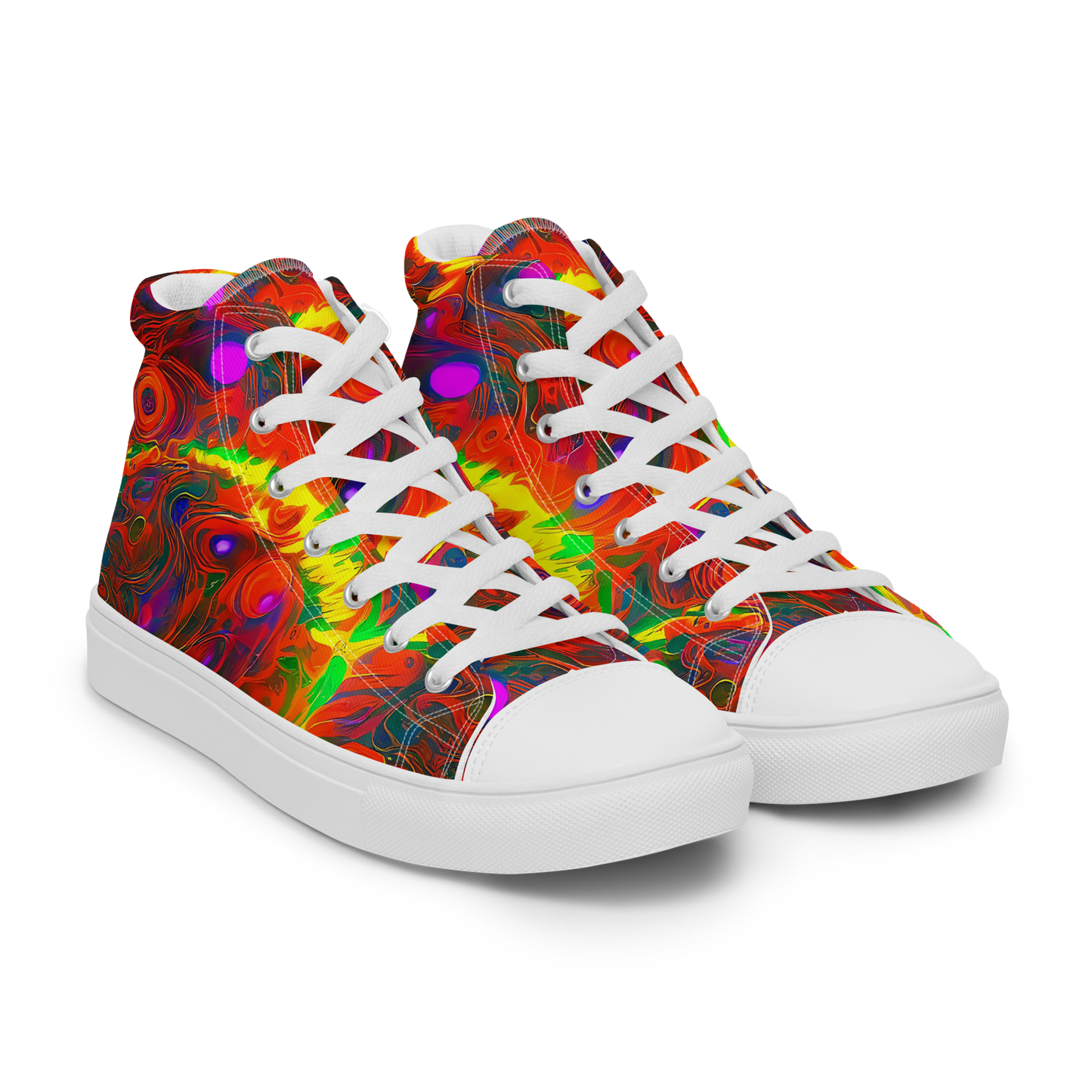 Women's High Top Canvas Shoes - Blampied Blaze