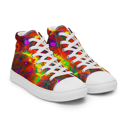 Women's High Top Canvas Shoes - Blampied Blaze