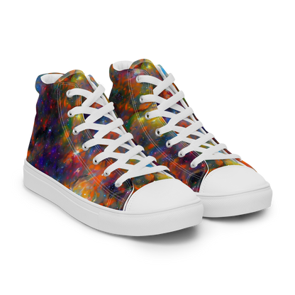 Women's High Top Canvas Shoes - Ephemeral Fantasy
