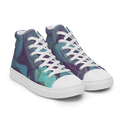 Men's High Top Canvas Shoes - Ethereal Dreamscape