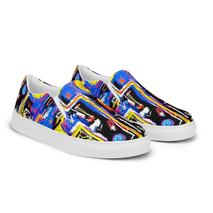 Women's Slip-On Canvas Shoes - Radiant Mayhem