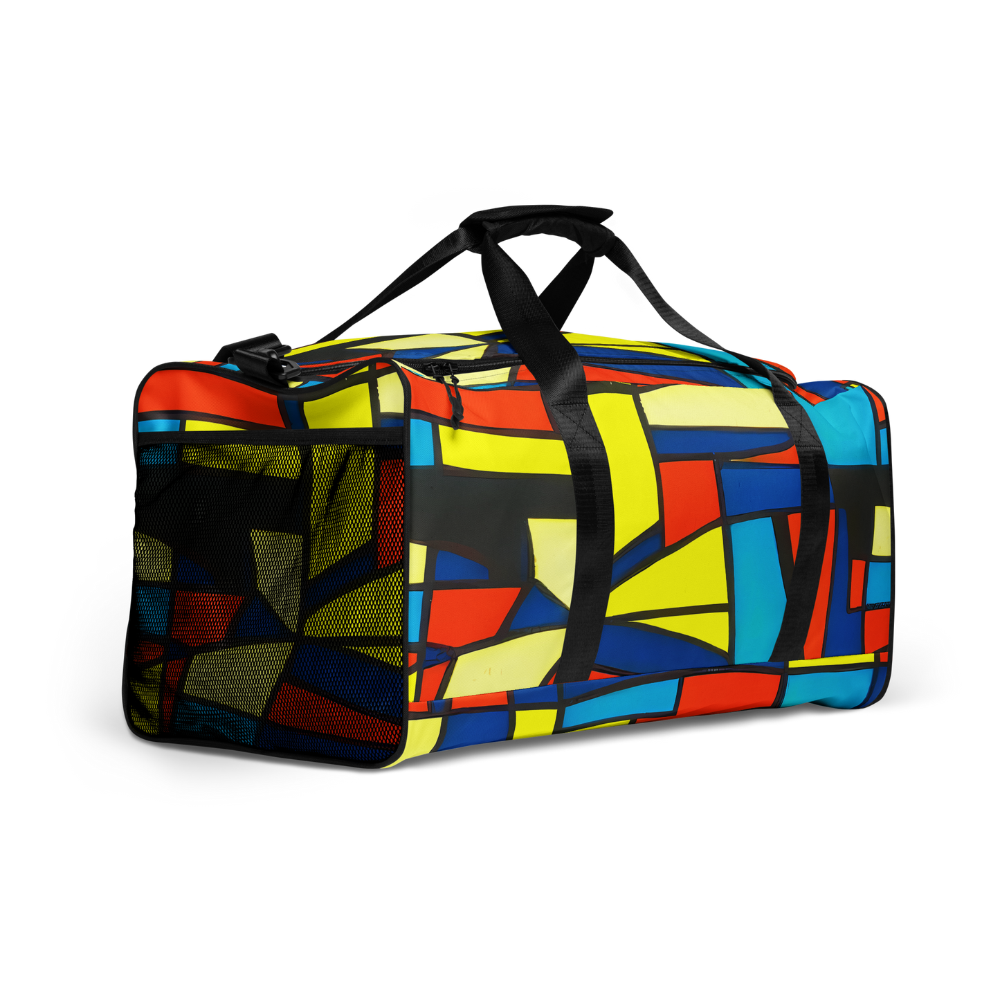Duffle Bag - Neon Fractals