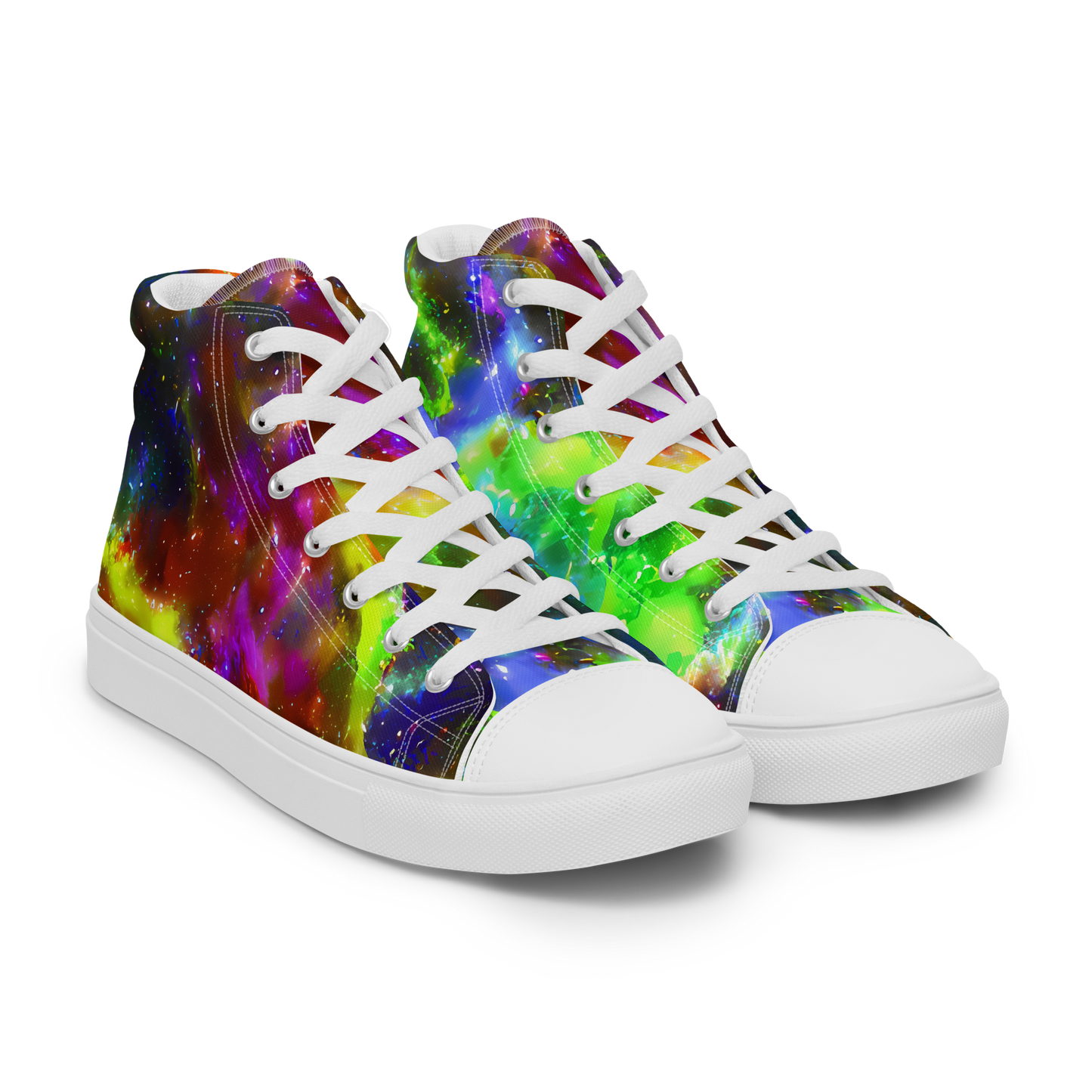 Men's High Top Canvas Shoes - Neer Nebula