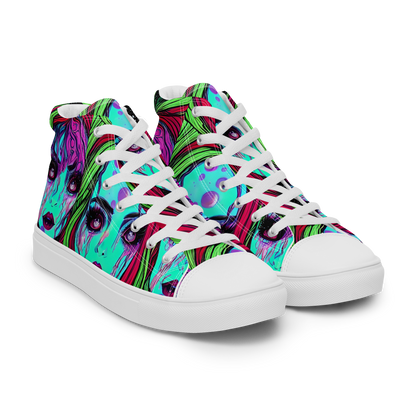 Women's High Top Canvas Shoes - Luminous Nightfall