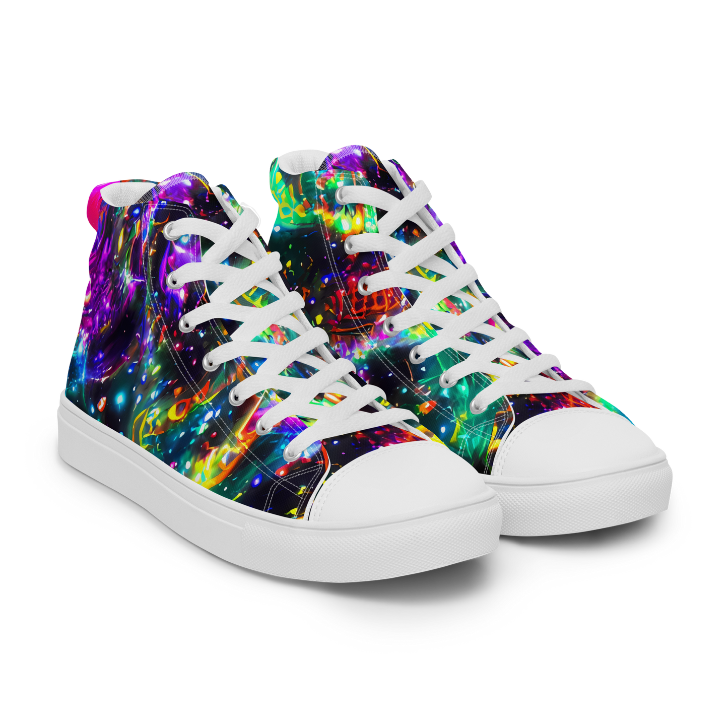 Men's High Top Canvas Shoes - Blythe Nebula