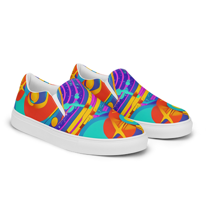 Women's Slip-On Canvas Shoes - Blast of Color