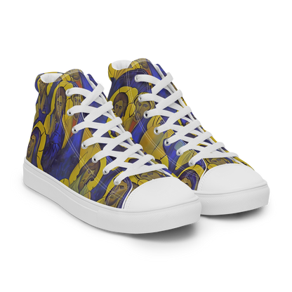 Women's High Top Canvas Shoes - Divine Reverie