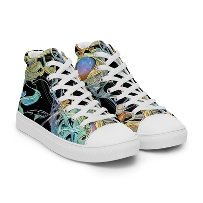 Women's High Top Canvas Shoes - Infinite Mist