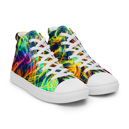 Women's High Top Canvas Shoes - Kapp's Kaleidoscope