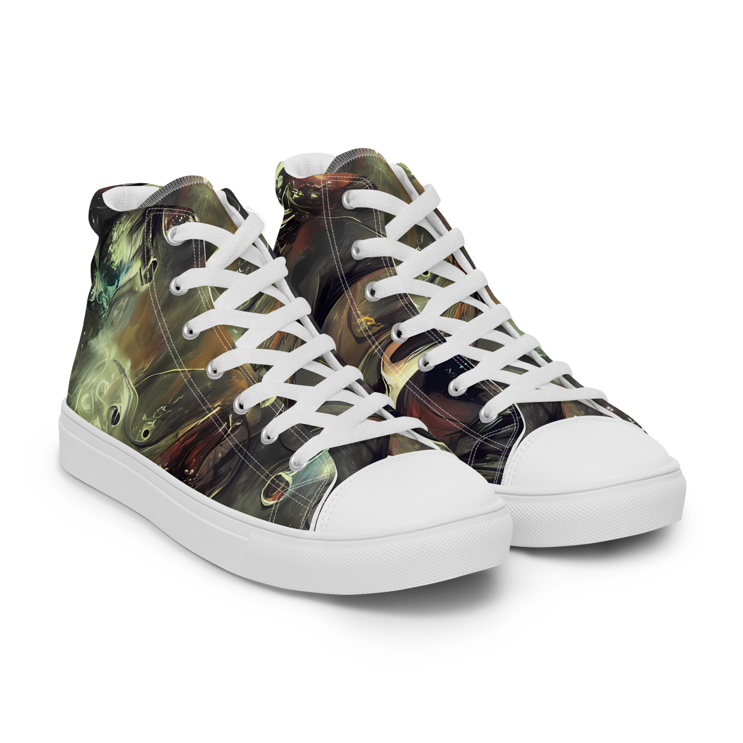 Women's High Top Canvas Shoes - Chaos Crescendo
