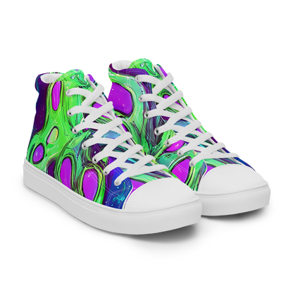 Women's High Top Canvas Shoes - Funky Mutation