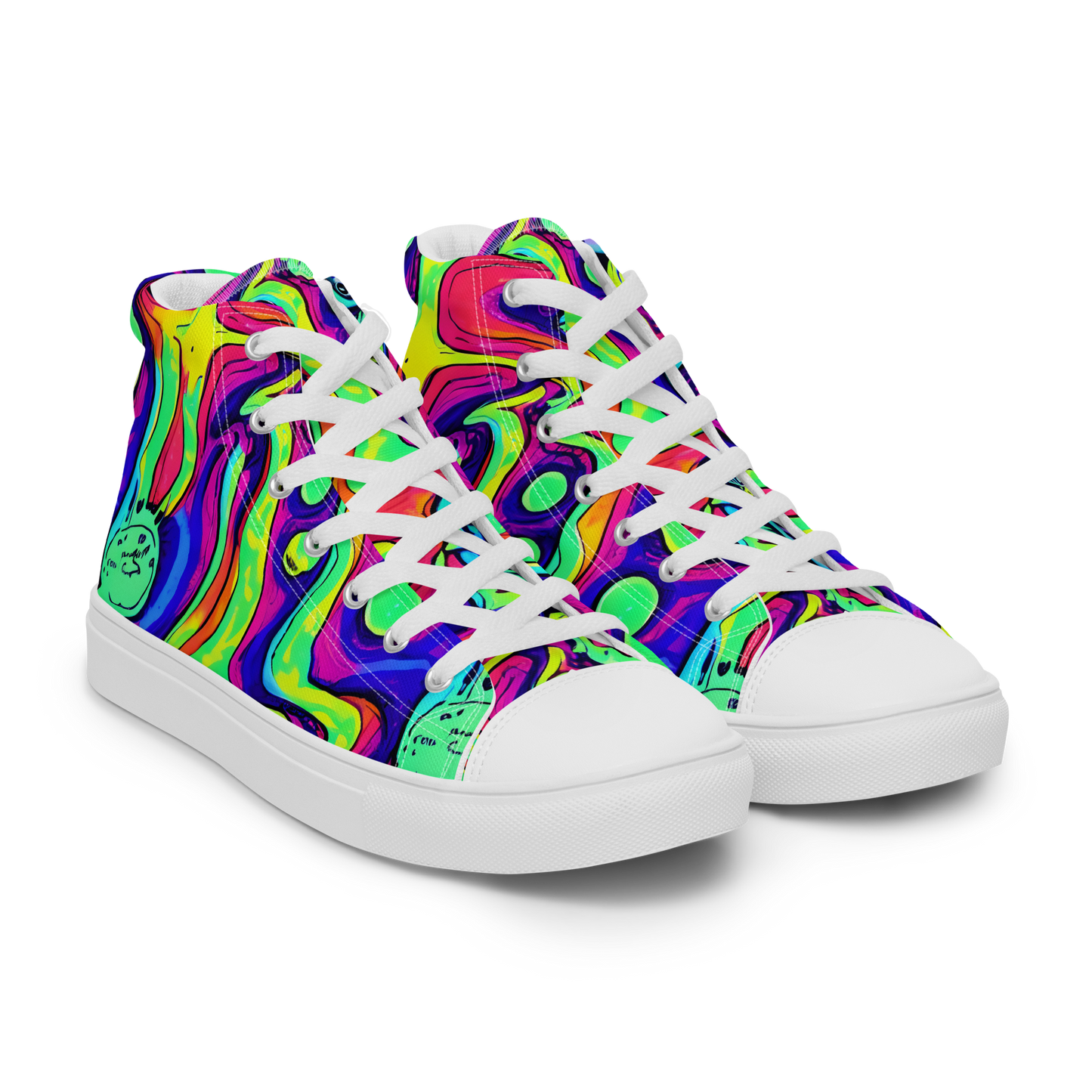 Men's High Top Canvas Shoes - Frizzled Spirits