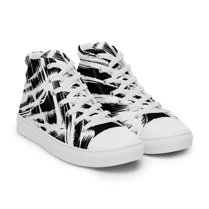 Men's High Top Canvas Shoes - Silent Thunder