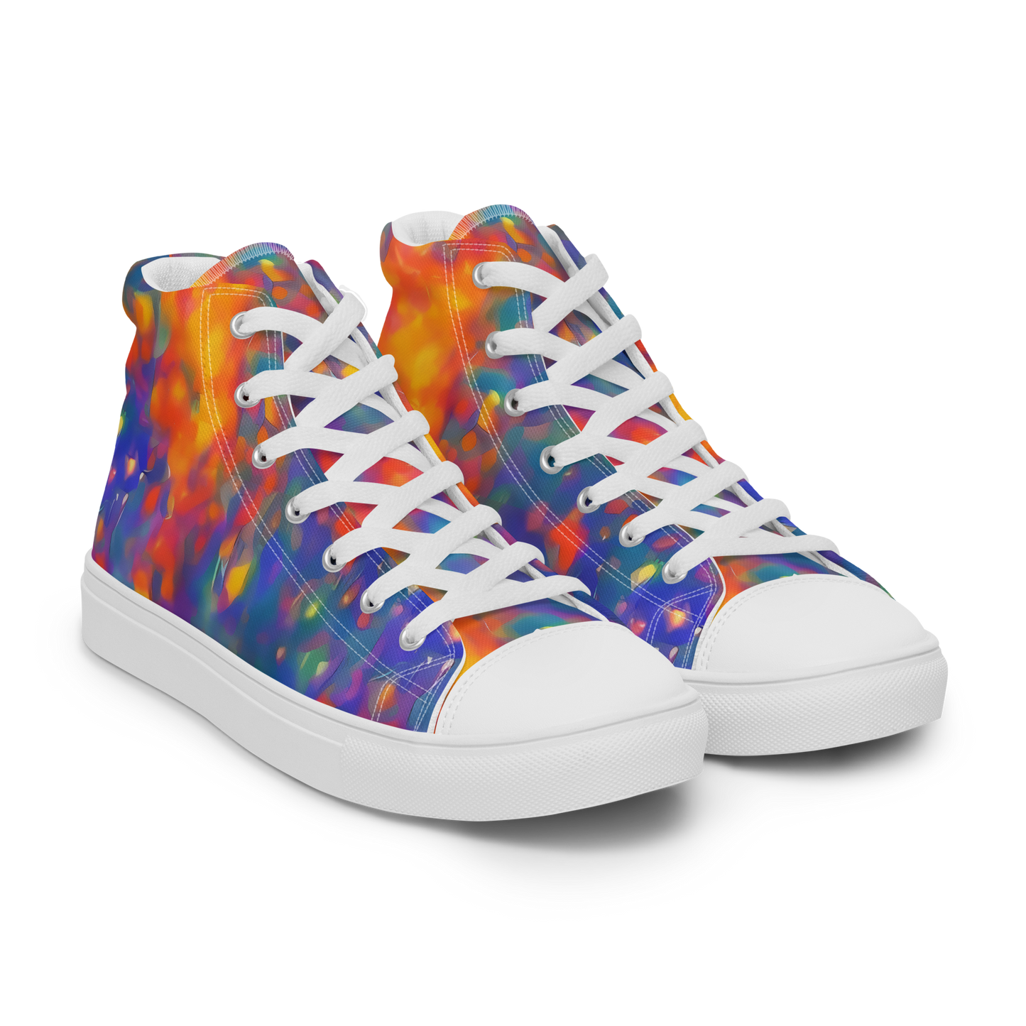 Women's High Top Canvas Shoes - Nolde Nebula