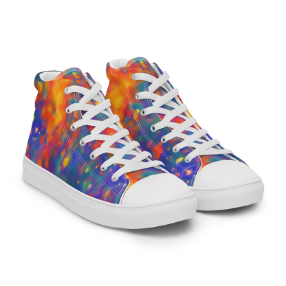 Women's High Top Canvas Shoes - Nolde Nebula