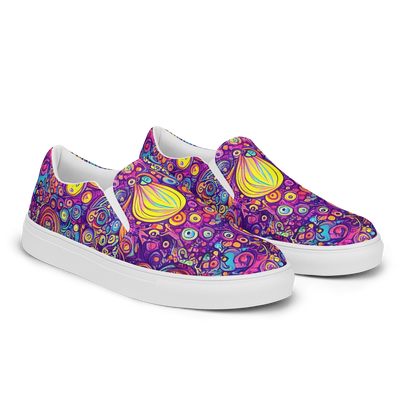 Women's Slip-On Canvas Shoes - Festival of Whimsy