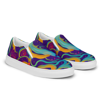 Men's Slip-On Canvas Shoes - Etherial Entwine