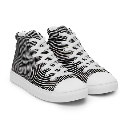 Women's High Top Canvas Shoes - Silent Currents