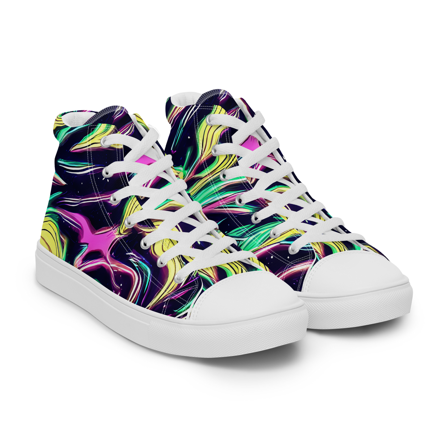 Men's High Top Canvas Shoes - Casson's Whirl