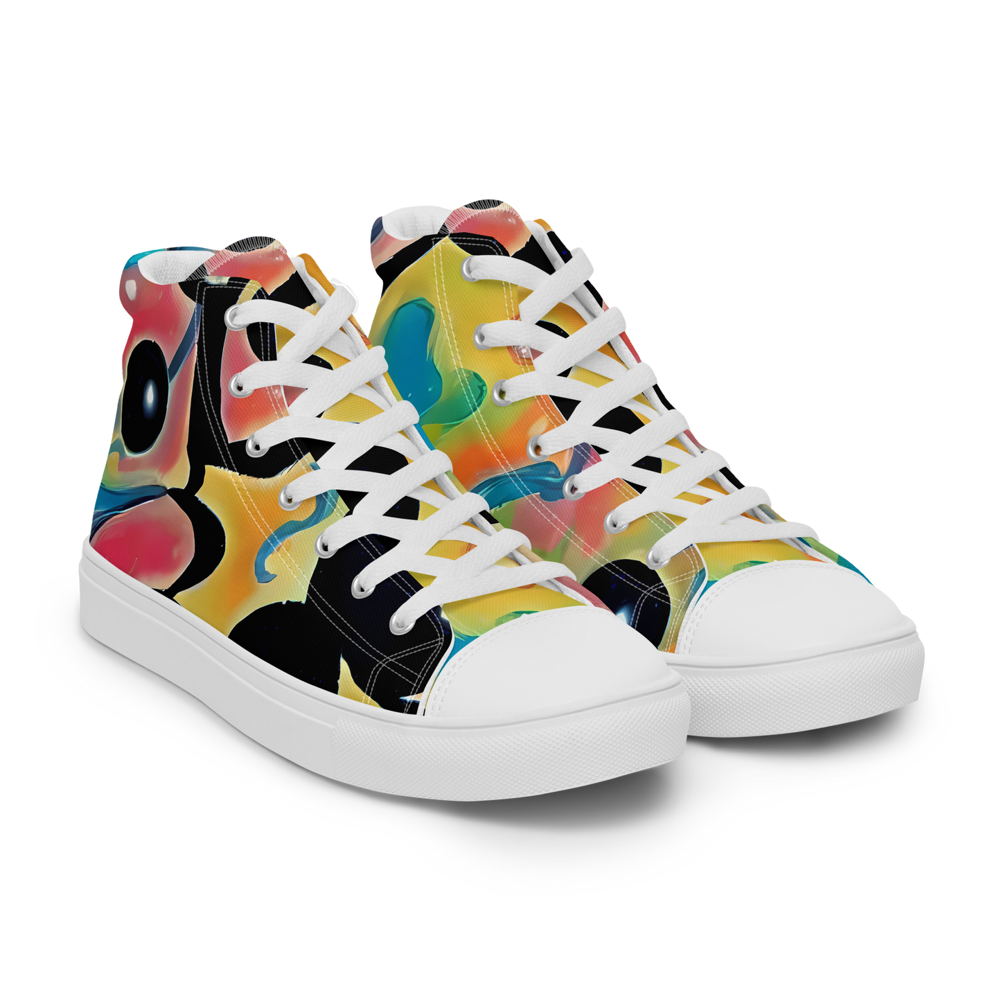 Men's High Top Canvas Shoes - Midday Mirage