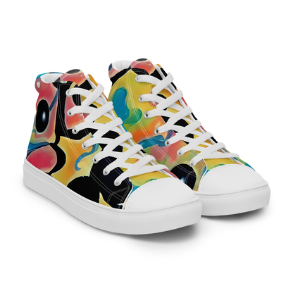 Men's High Top Canvas Shoes - Midday Mirage