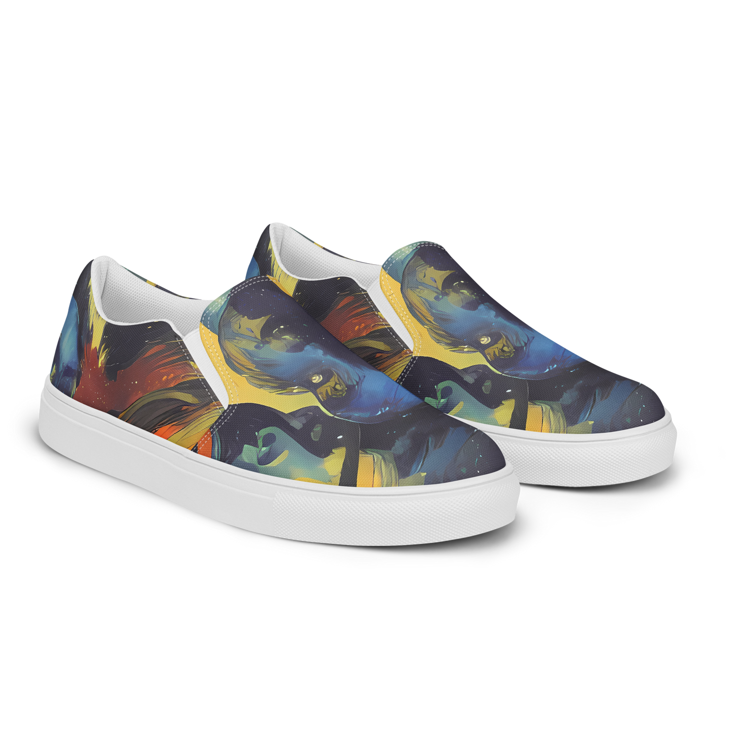 Men's Slip-On Canvas Shoes - Vivid Visage