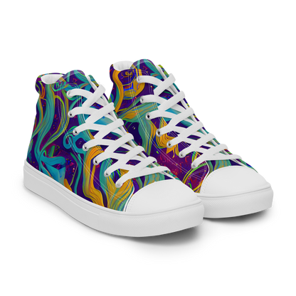 Women's High Top Canvas Shoes - Etherial Entwine