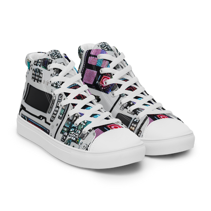 Women's High Top Canvas Shoes - Wired Wonders