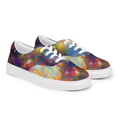 Women's Lace-Up Canvas Shoes - Ephemeral Fantasy